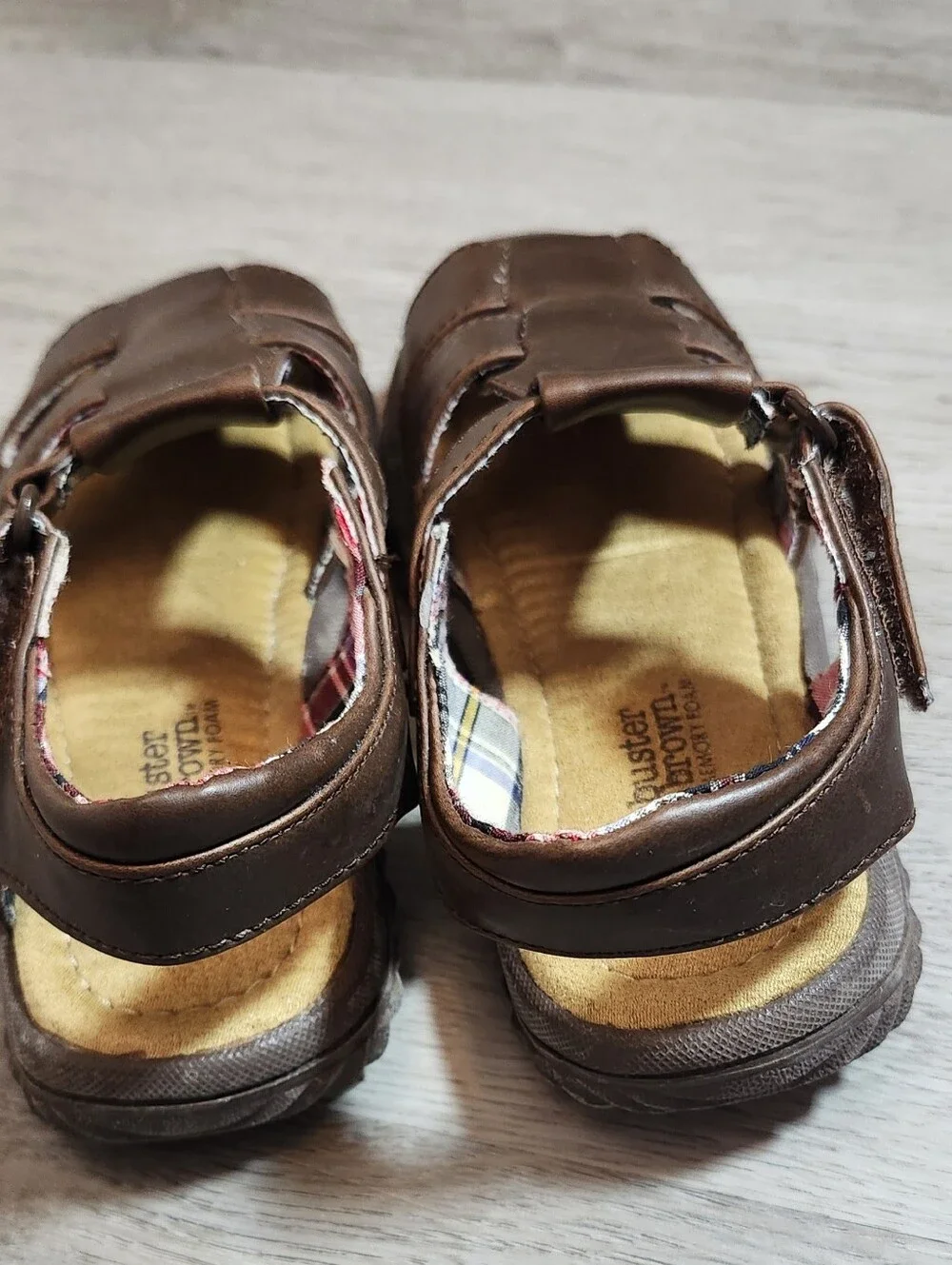Buster Brown Brown Boys Fisherman Sandals